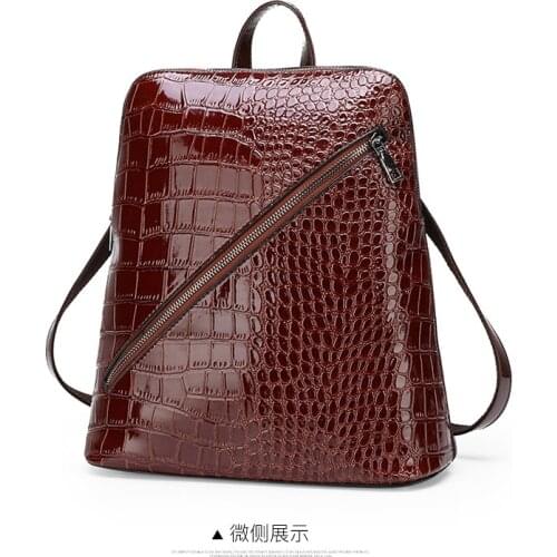 Women Handbags Crocodile Shoulder Bags 2021 New 6 Pieces / Set Luxury Women Composite Bags Large-Capacity