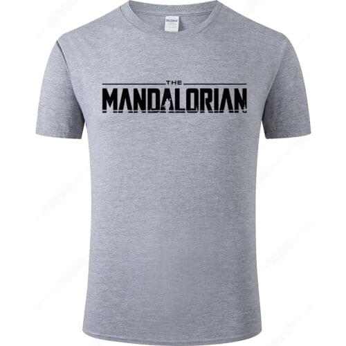 2021 Cool The Mandalorian T Shirt Men Women 2021 Summer Cotton Short Sleeve Print Tshirt Casual T-Shirts Streetwear Tee Tops