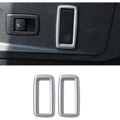 Chrome Styling Rear Trunk Hook Frame Decorative Cover Trim For BMW 2 Series Active Tourer F45 218i 220i Interior Clasp Sticker