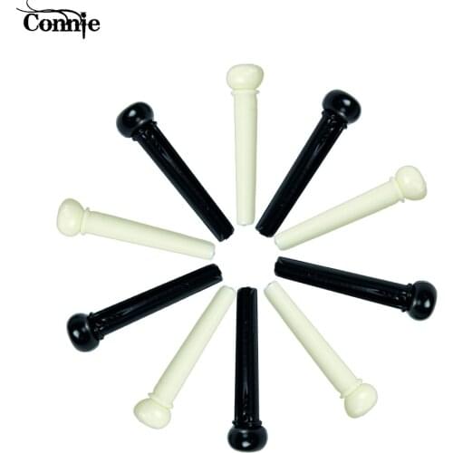 Connie A total of 6 Guitar Strings Pegs Folk Acoustic Guitar Bridge Pin guitarra strings Peg string Nail Increase sustain