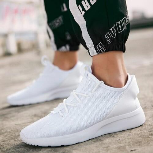Big Size mens casual shoes fashion lightweight men sneakers tennis shoes mesh breathable men shoes