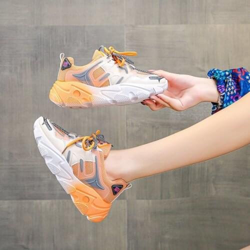 Breathable Summer Causal Shoes for Women Lace Up Low Top Ladies Shoes Zapatillas Mujer Fashion Mixed Colors Women Sneakers