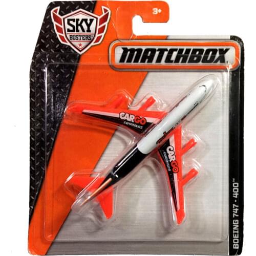 2016 Matchbox Plane Boeing 747-400 Metal Collection Alloy Simulation Model Planes