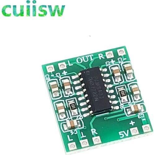 PAM8403 module Super mini digital amplifier board 2 *3W Class digital amplifier board efficient 2.5 to 5V