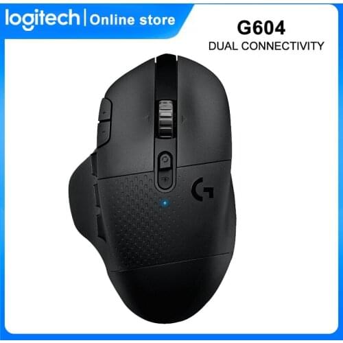 Logitech G604 LIGHTSPEED Wireless Gaming Mouse Bluetooth Dual Connectivity Mice 15 Programmable Controls For Laptop PC Home Game