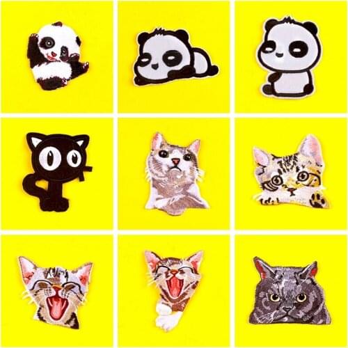 Nicediy Embroidery Patches Iron On Patches For Clothes Patch Applique Stripe Badge Decor DIY