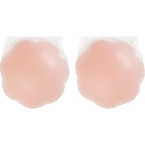 Invisible Silicone Nipple Cover Reusable Breast Sticky Strapless Bra Pasties Pad for Party Dress SP99