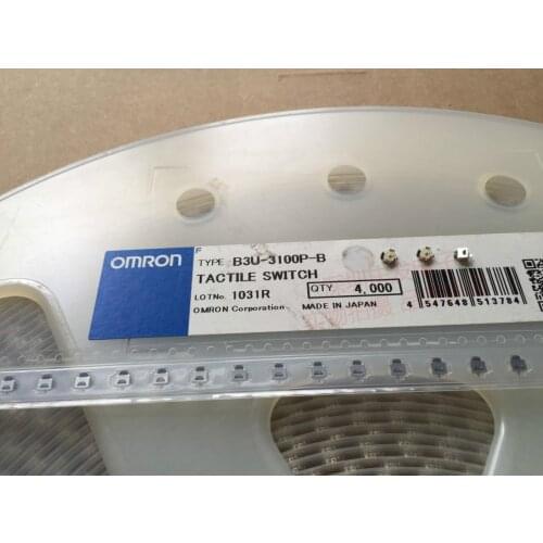Original Japan Omron B3U-3100P-B Small Turtle Tact Switch Patch Side Button Fixed Point