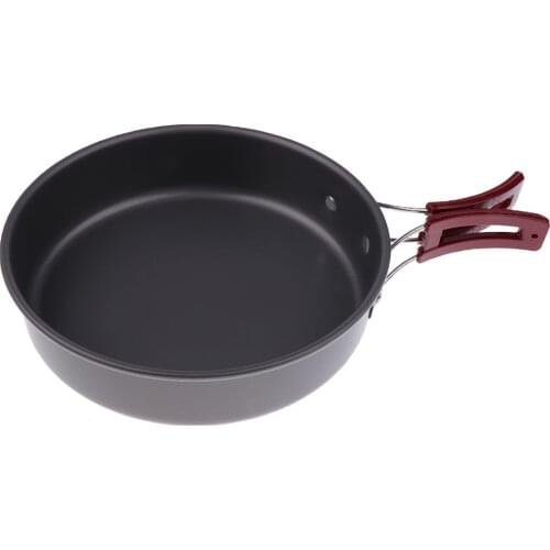 Camping Cookware Pots & Pans, Outdoor Lightweight Hiking Pots - Portable & Nonstick