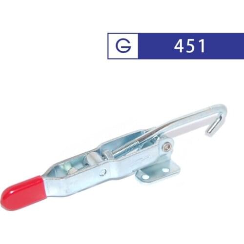 Hand Operated Adjustable Latch Type Toggle Clamp 170Kg 375Lbs 451