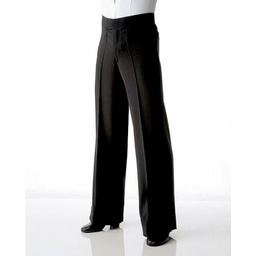Modern dance Latin dance wool-like fabric men Latin training pants ML0806