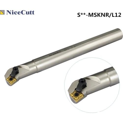 Nicecutt Lathe Tools S**-MSKNR/L12 Internal Turning Tool Holder Lathe For Carbide Turning Insert SNMG1204 Blade инструменты