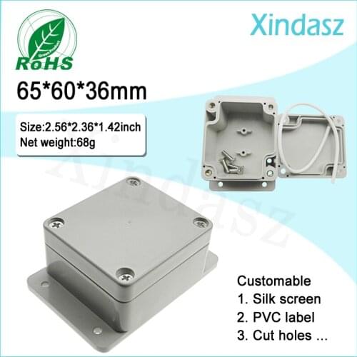 High quality Small Plastic Junction box waterproof project enclosure for electrical equipment wall mount plastic enclosure