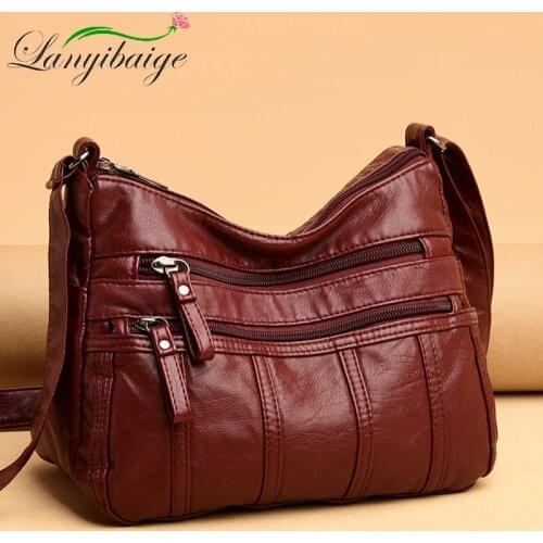 LANYIBAIGE High Quality Solid Color PU Leather Crossbody Bags for Women 2020 New Luxury Handbag Women Bags Designer Shoulder Bag