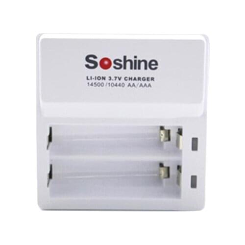 Soshine F7(Li) 3.7V Li-ion Battery Charger for 14500/10440 AA/AAA