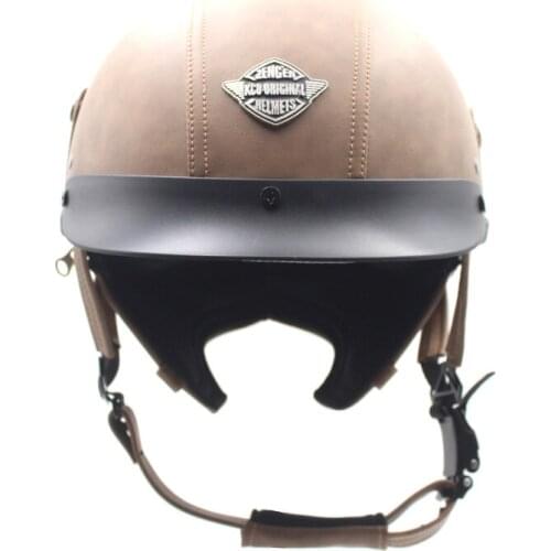 Electric motorcycle safety helmet semi-covered retro locomotive rider semi-helmet pedal Prince helmet Japan Fly