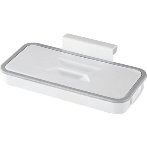 1Pcs Plastic Door-back Garbage Trash Bag Bracket Rack Hanging Holder Shelf Hanging Garbage Bag Holder Kithchen Accessories