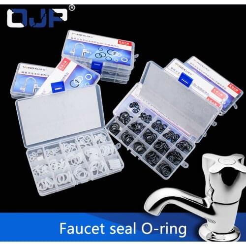 125pcs Rubber Ring NBR/Silicone O-Ring Rotary Faucet Washer Sealing Assortment O ring Silicone Kit Water-tap Gasket Set Box Ring