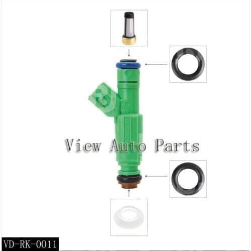 200 sets Fuel Injector Repair Kits Fit for Ford car OEM 0280155911 including micro filter Rubber orings plastic cap VD-RK-0011