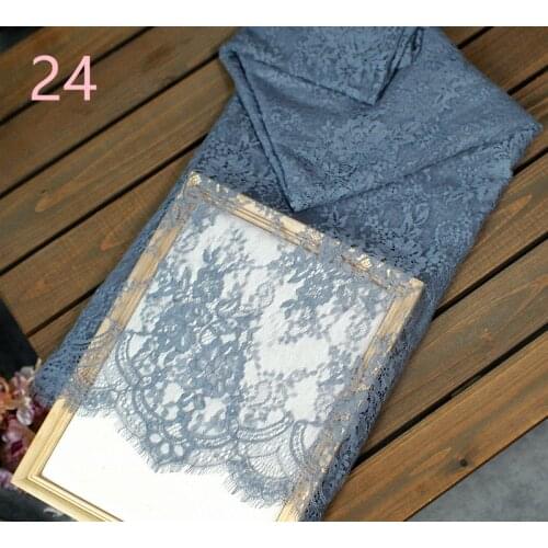 3Meter Exquisite Eyelash Lace 150CM White Lace Fabric Wedding Dress Sexy Lingerie DIY Clothes Accessory Wholesale Prices