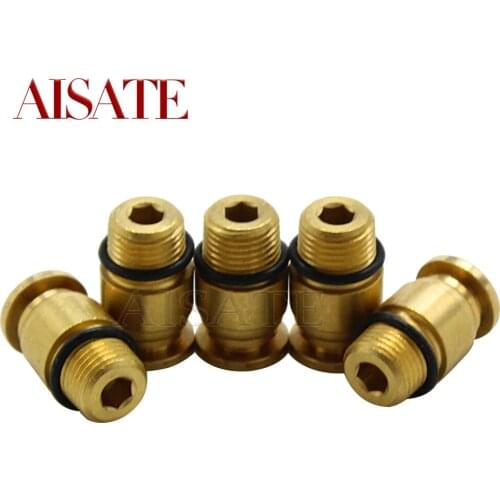 5PCS For Range Rover II P38 1994-2002 Rear Air Sleeve Suspension Spring Bag Copper Air Fitting Valve RKB101460 RKB101460E