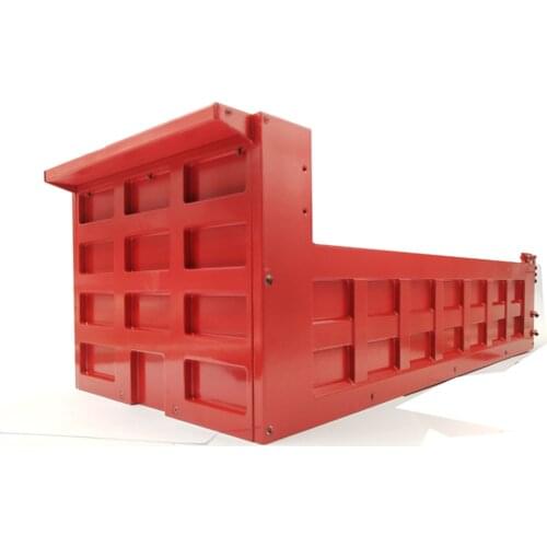 Aluminum CNC Cargo Box For 1/14 Rc Truck Tamiya Arocs Trucks Dump Truck Diy Upgrade