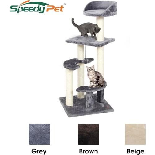 Domestic Delivery Animal Luxury Furniture Cat Tree Pet House Furniture Cat Toys Scratching Post Wood Climbing Tree Pet Supplies