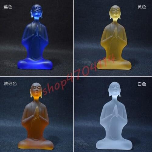 Ancient Law coloured glaze, Wudao acolyte Small Ornaments, Crafts, Decorations, Collections