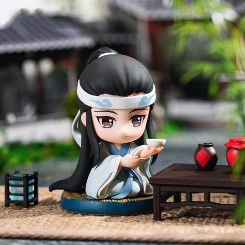 Anime Dao Master Figures Model Cartoon Lan Xichen Figures Toys Lan Wangji Model Ornaments Children Toy Lan Zhan Q Version Figure