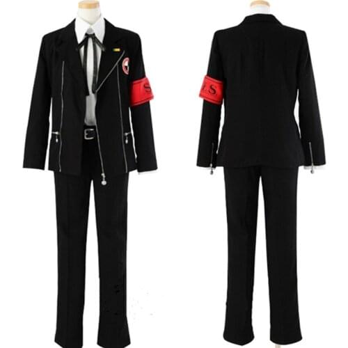 Persona 3 Minato Arisato Gekkoukan Cosplay Costume any size Free Shipping