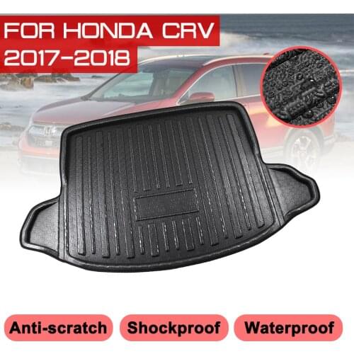Carpet Car Floor Mat Rear Trunk Anti-mud Cover For Honda CRV 2017 2018