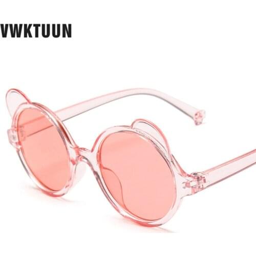VWKTUUN Cute Sunglasses Children Round Sun Glasses For Boys Girls Candy Color Sunglass Colorful Mercury Sunglass