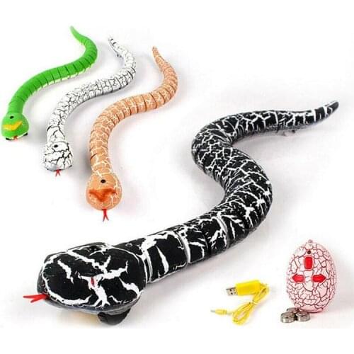 Simulation Remote Control Snake Simulation Animal Prank Snake Toy For Children Funny Novelty Gift