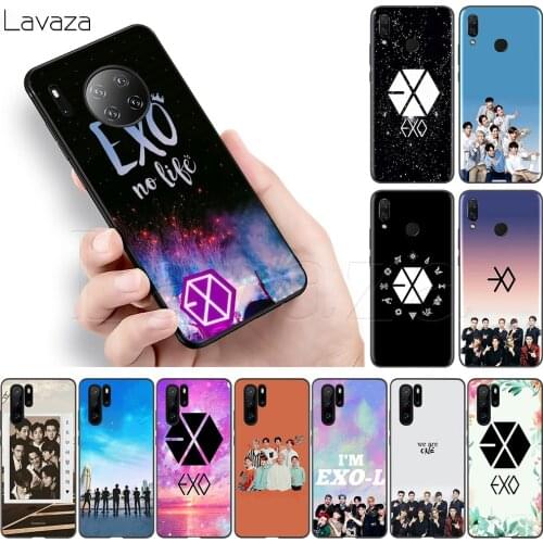 Lavaza EXO band k-pop kpop Soft Case for Huawei Honor 30 V30 Nova 6 7 P40 SE Pro Max 4G 5G