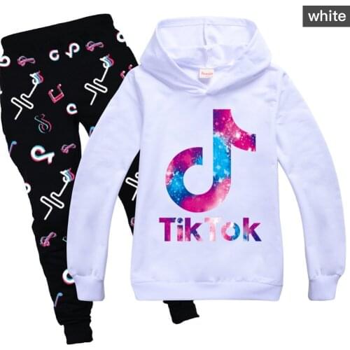 Boys Girls Clothes 2021 Spring Autumn Toddler Letter Printing Hoodie Tops + Pants 2Pcs Outfits Teenagers clothes Suit 2-16Year
