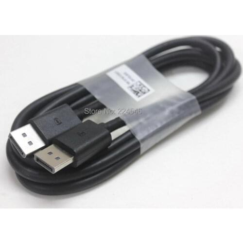 Original DisplayPort to DisplayPort 1.2 Version Cable DP male to male for Dell HP Lenovol laptop computers 1.8m