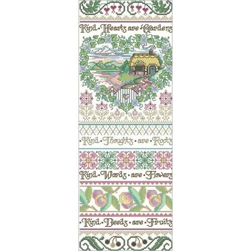 Jigsaw industrious beautiful manor Counted Cross Stitch 11CT 14CT 18CT DIY Chinese Cross Stitch Kits Embroidery Needlework Sets