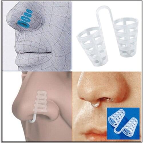 Transparent Anti Snore Stop Snoring Nose Clip Sleep Sleeping Aid