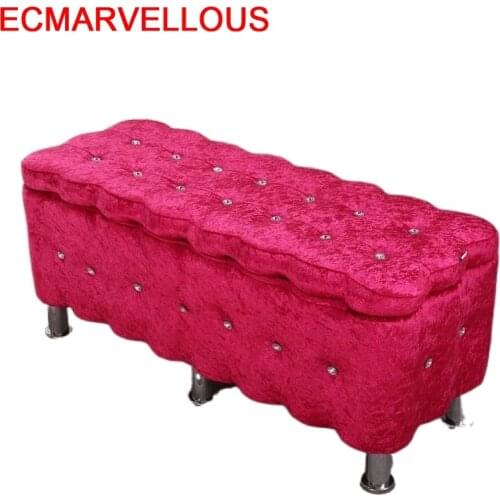 Pouffe Footstool Puf Asiento Pouf De Rangement Sgabello Vintage Ladder Taburete Kids Furniture Poef Change Shoes Storage Stool