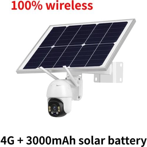 Q9-24H 100% wireless 24 hours loop recording Ultra-low power consumption 4G camera built-in large solar battery 30000mAh
