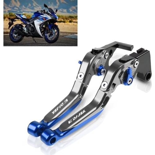 For Yamaha YZF R3 2015-2018Motorcycle Brake Handles Adjustable Folding Extendable Brake Clutch Lever