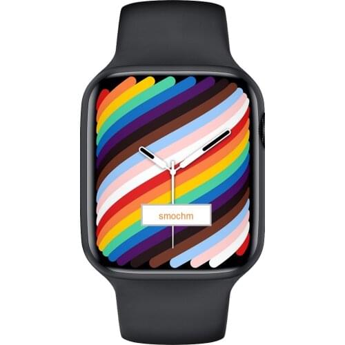 Smochm IWO W37 Smart Watch 44MM Series 7 Customized Dial Faces Bluetooth Calling Heart Rate Monitor Waterproof PK W26 W46 IWO 13