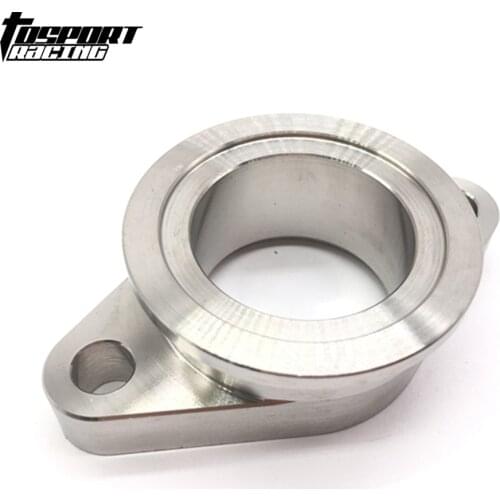 Universal Stainless Steel Adapter For 38mm V Band MV-R Wastegate To 38mm 2 Bolt Turbo Flange Manifold