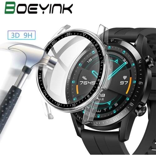 Tempered Glass Screen Protector For Huawei Watch GT 2E GT2 GT2E 46MM GT2 Pro GT2 42MM Protective Film Protection ScreenProtector