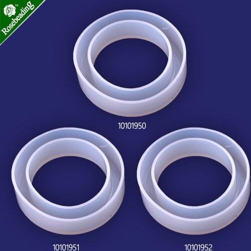1PC Round Silicone Mould Mold For Resin Curve Bangle Bracelet Jewelry Making DIY Craft