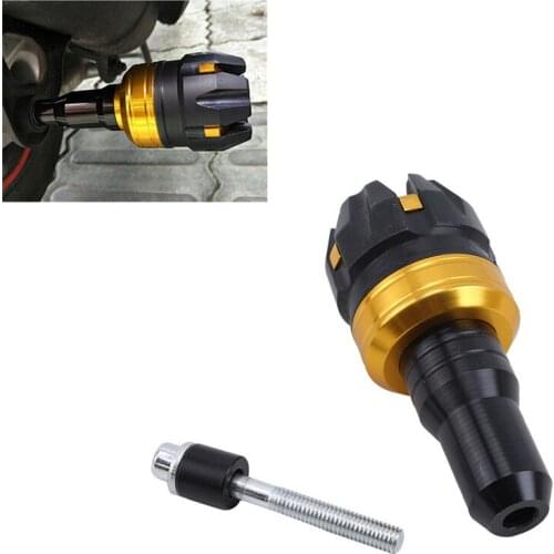 1PC Motorcycle Frame Slider Crash Pad Collision Falling Protector Anti Crash Caps M10 10mm Screw Universal Motocross Motorbike