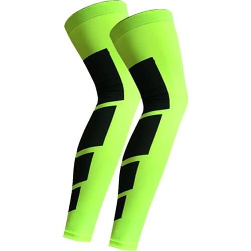 1PCS Cycling Running Knee Pad Leg Warmers Antiskid Long Knee Support Brace Pad Protector Sports Basketball Leg Sleeve