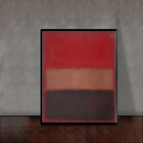 100% Hand Painted Abstract Oil Painting Wall Art Green Brown Red Picture Minimalist Decorative Modern On Canvas For Living Room