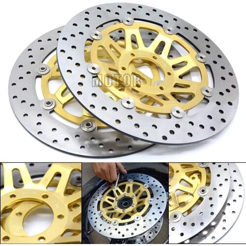 2 Pieces For Honda CB400 1994-1998 1995 1996 1997 CB 400 Motorcycle Accessories Front Brake Disc Rotor Motor Brake Disk Rotors