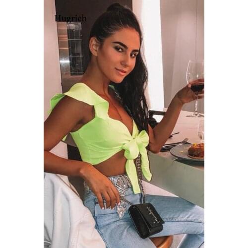 2021 Summer Women Casual Short Blouse Shirts V Neck Ruffles Short Sleeve Shirts Fashion Female Blouses Tops